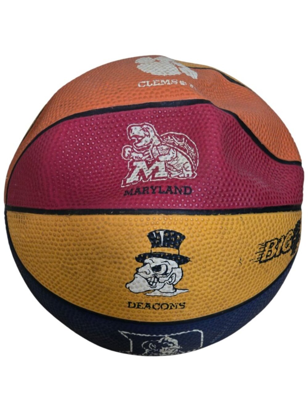 Vintage ACC Big 4 Basketball UNC Duke NC State Wake Forest NCAA 1990s Season Bal - Picture 5 of 7
